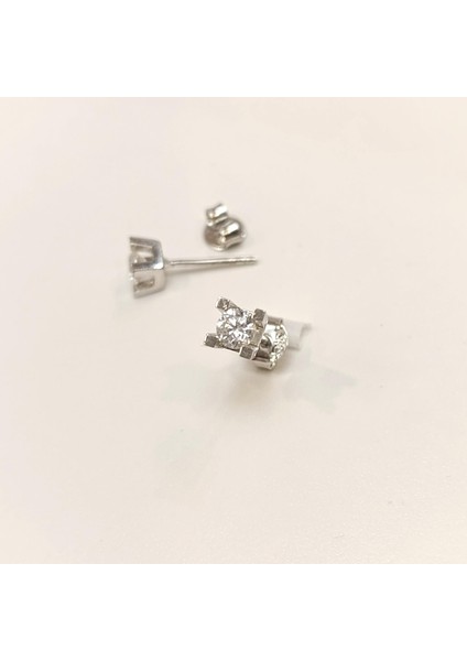 Pırlanta Tek Taş Küpe 14 Ayar Altın Hd Videolu fiyatları