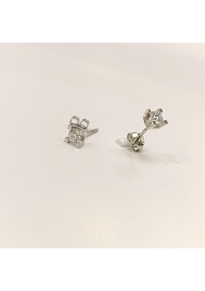 Pırlanta Tek Taş Küpe 14 Ayar Altın Hd Videolu fırsatları