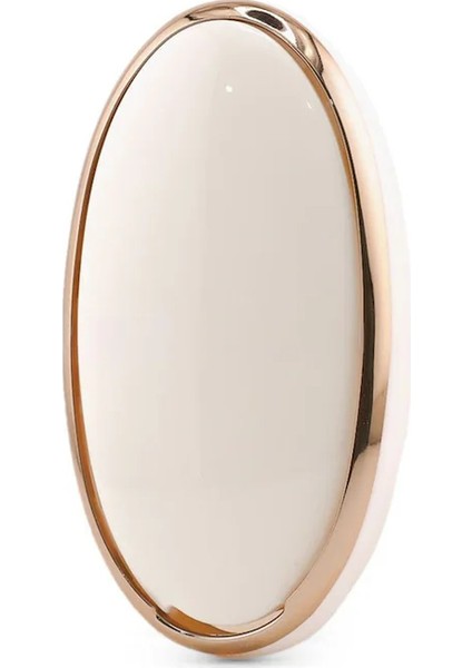 Hyundai Yeni Tucson Ioniq Kona 5 Buton Nano Anahtar Kılıfı Beyaz Gold Renk fiyatları