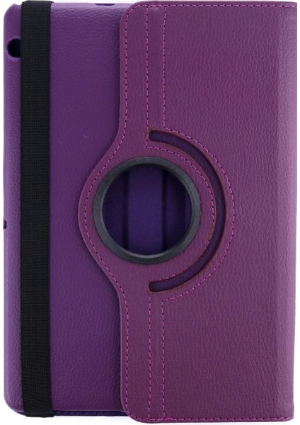 Ieg Huawei Mediapad T3 10 / 9.6 Kılıf 360 Tablet Deri Kılıf - Mürdüm