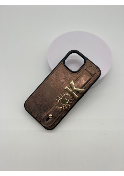 iPhone 13-14 Uyumlu Charmlı Kılıf "3 Charm Hediye !" Kişiye Özel Harfli Telefon Kılıfı