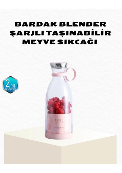 Ieg Kablosuz Taşınabilir Mini Blender – USB Şarjlı, 1200MAH