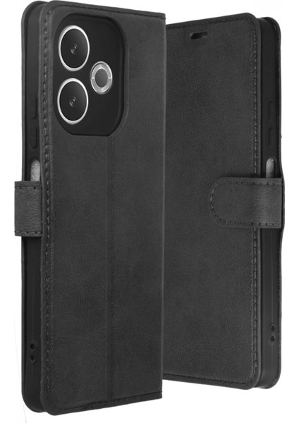 Oppo A5 Pro 4g Trend S Plus Kapaklı Kılıf - Siyah