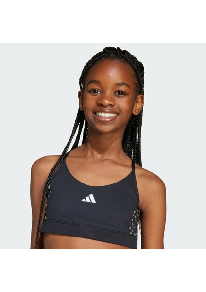 Sportswear JM5944 Train Essentials Glam Print Çocuk Sporcu Sütyeni