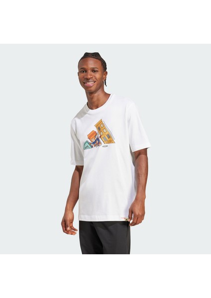 Sportswear JM6499 Doodle Hunt Skate Graphic Tişört indirimleri