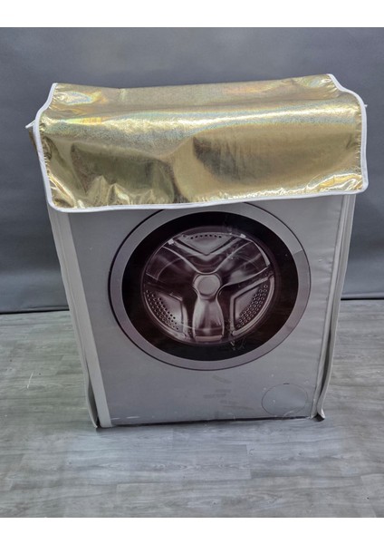 Kumaş Dokulu Pvc Çamaşır & Kurutma Makinesi Örtüsü – Su Geçirmez, Dayanıklı ve Modern Tasarım