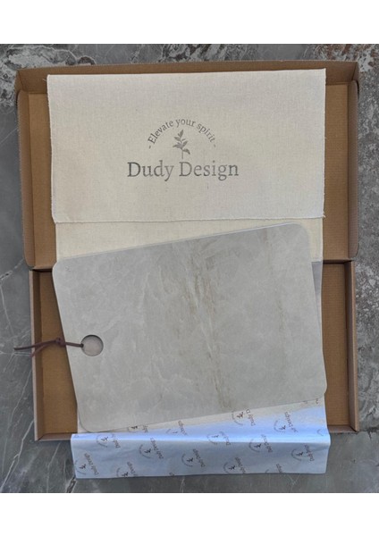 Dudy Design Taj Mahal Porselen Kesme Tahtası & Sunum Tabağı | Çizilmez Yanmaz Antibakteriyel Mutfak Tahtası | Nsf Belgeli