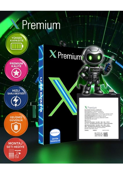 Xpremium Oppo Reno 2z Uyumlu Batarya Pil Süper Yüksek Kalite 4000 Mah BLP737