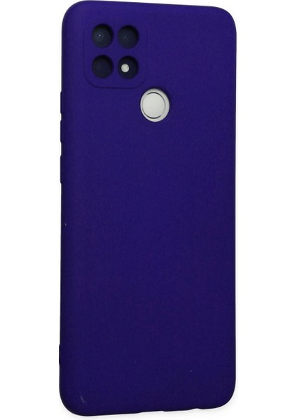 Oppo A15 Kılıf Nano Içi Kadife Silikon - Mor fiyatları
