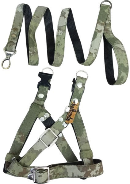 Köpek Göğüs Tasması Ayarlanabilir ve Gezdirme Kayışı Küçük, Orta Irk Set Takım Kamuflaj fiyatları