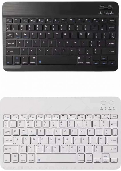Uyumlu Kablosuz Bluetooth Şarj Edilebilir Mini Q Klavye fırsatları