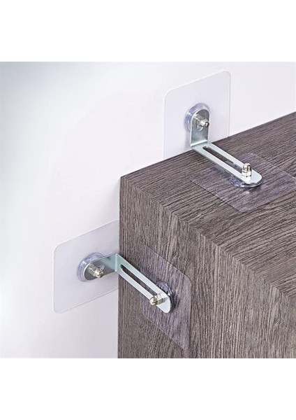 Buffer® Deprem Için Ultra Dayanıklı Çivisiz Duvarı Delmeden Ayarlanabilir Eşya Sabitleyici Aparat indirimleri