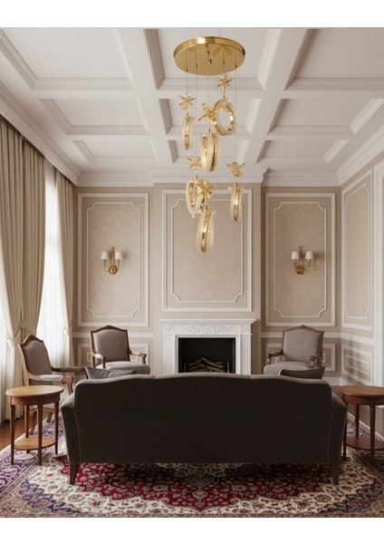 ALYA6LIGOLD Avize Salonoturma Odası Avize