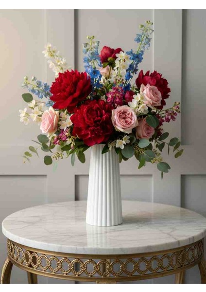 Dekoratif Iskandinav Tarzı Çizgili Ev,ofis,hediyelik Dekorasyo Ürünü