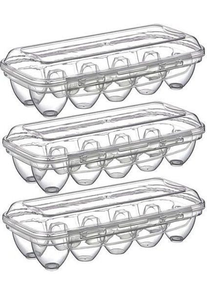 Buffer® 10 Bölmeli Kilitli Kapaklı Yumurtalık Saklama Kutusu YU110