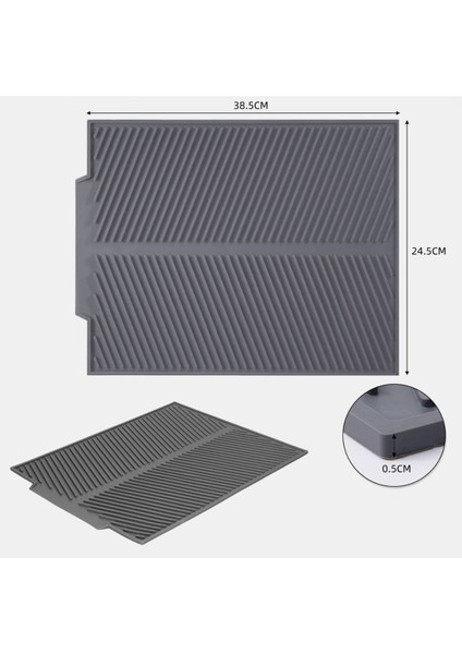 Buffer® Büyük Bulaşık Kurutma Matı,silikon Bulaşık Kurutma Matı Çok Amaçlı Tezgah Üstü Mat fırsatları