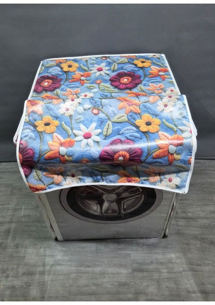 Kumaş Dokulu Pvc Çamaşır & Kurutma Makinesi Örtüsü – Su Geçirmez, Dayanıklı ve Modern Tasarım indirimleri