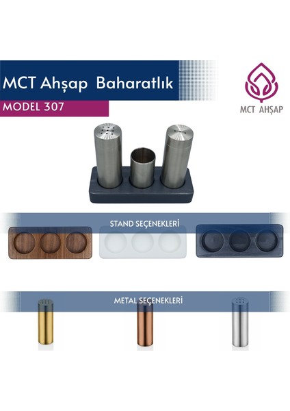 - Dikdörtgen Tuzluk, Karabiberlik Corian indirimleri