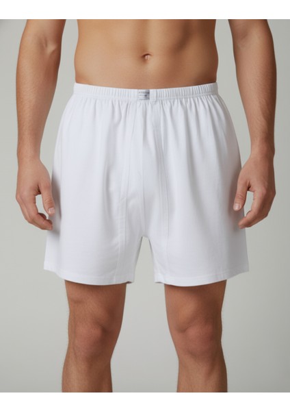 Erkek Arjantin Paçalı Külot 6'lı Paket Pamuklu Cotton Beyaz modelleri