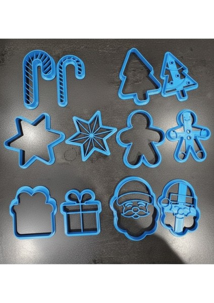 Yılbaşı Temalı Kurabiye Kalıbı Seti