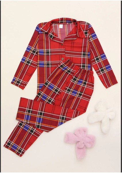 Yılbaşı Aile Kombin Pijama Takımı