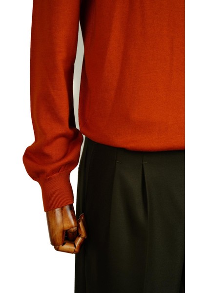 Yumuşak ve Dayanıklı Tam Balıkçı Triko Erkek KAZAK-KAW6405W modelleri