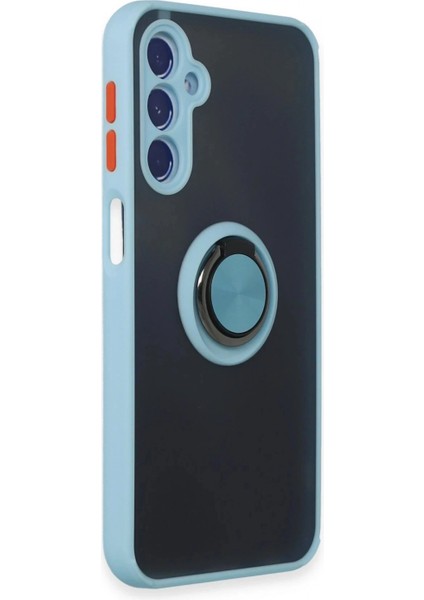 Ieg Samsung Galaxy M34 5g Kılıf Montreal Yüzüklü Silikon Kapak - Buz Mavi fiyatları