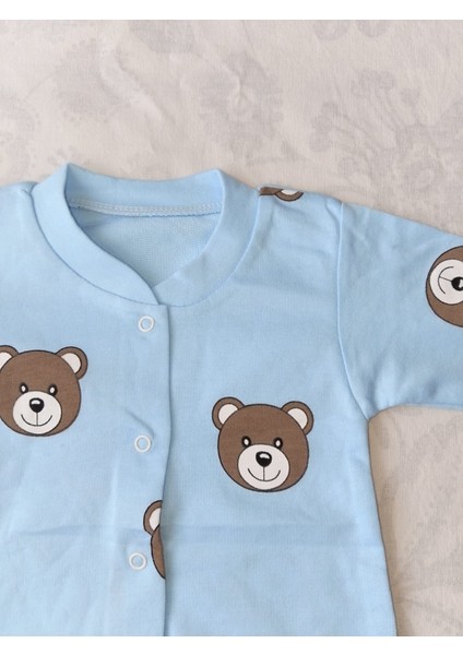 Ayıcık Baskılı Bebek Tulum modelleri