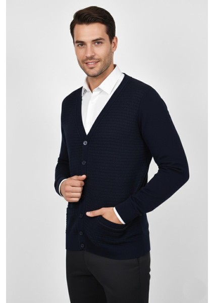 Erkek Düğmeli Cepli Hırka BGL-ST04833 fiyatları