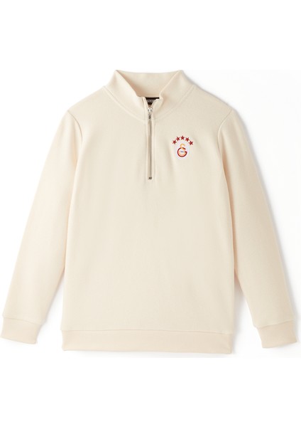 Galatasaray 5 Yıldız Yarım Zip Çocuk Sweat C251404