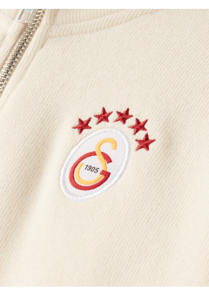 Galatasaray 5 Yıldız Yarım Zip Çocuk Sweat C251404