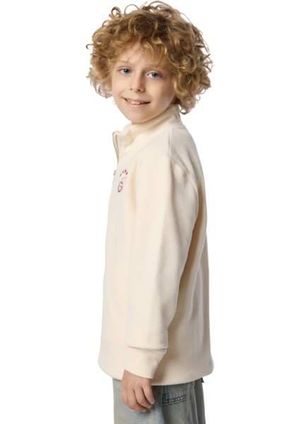 Galatasaray 5 Yıldız Yarım Zip Çocuk Sweat C251404