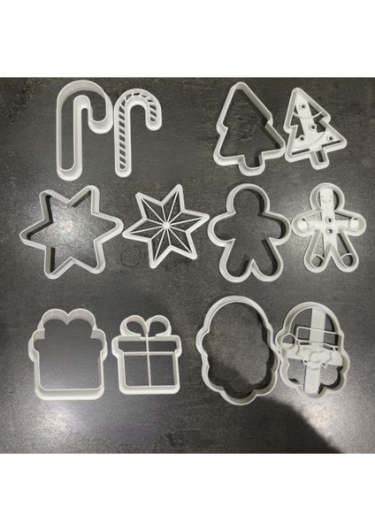 Yılbaşı Temalı Kurabiye Kalıbı Seti