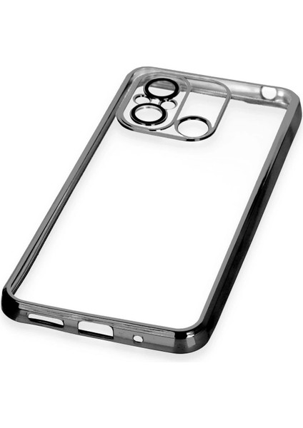 Xiaomi Redmi 12C Kılıf Lensli Silikon - Siyah indirimleri