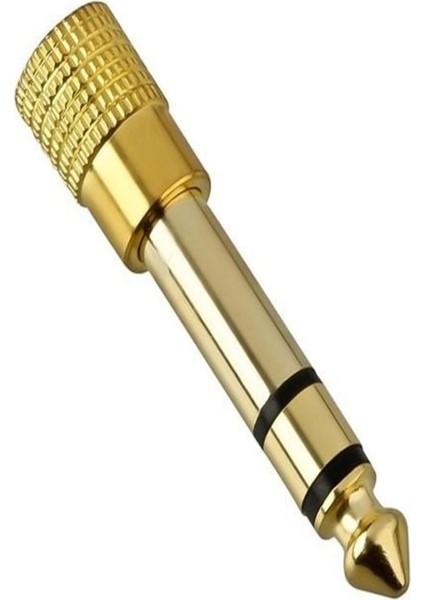 6.5 mm To 3.5 mm Çevirici Dönüştürücü Piyano Gitar Bağlama Amfi Ses Sistemi Uyumlu Jack Adaptör