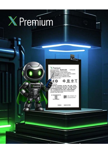 Xpremium Oppo Realme8 Uyumlu Batarya Pil Süper Yüksek Kalite 5000 Mah BLP841 modelleri