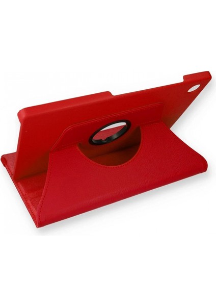 Ieg Samsung Galaxy Tab A9 Plus Kılıf 360 Tablet Deri Kılıf - Kırmızı fiyatları