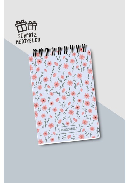 Yapılacaklar Listesi A6 Defter, Esnek Karton Kapaklı, Mini Defter