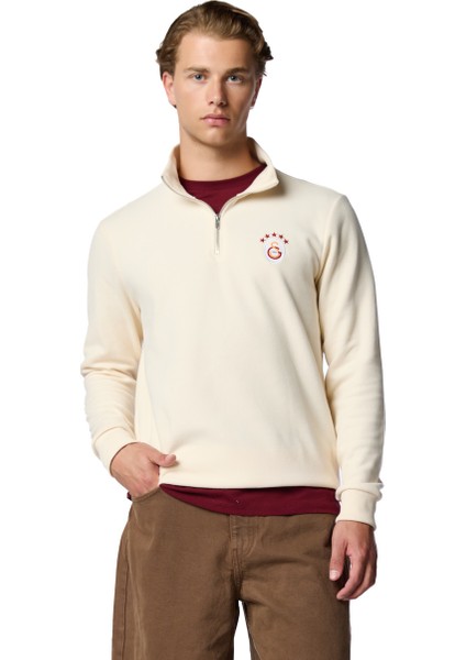 Galatasaray 5 Yıldız Yarım Zip Sweat E251404
