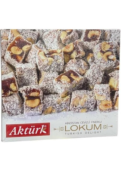Fındıklı Çifte Kavrulmuş Hindistan Cevizli Hediyelik Lokum 300 gr Hediyelik - Turkish Delight fiyatları