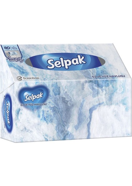 Kağıt Havlu El ve Yüz 80'li 4 Adet