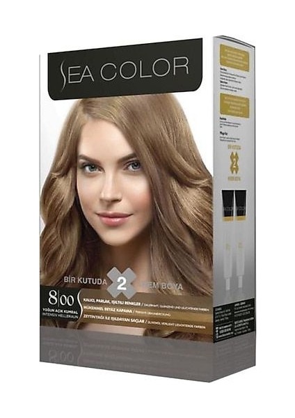 Color Kit Yogun Acik Kumral 8.00 2 Adet