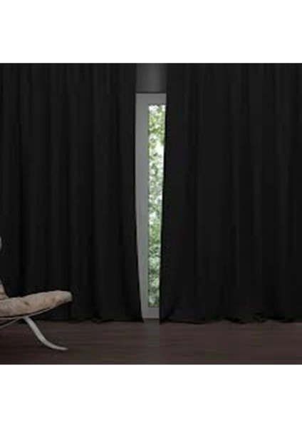 Im&ya Işık Geçirmez Blackout Siyah Karartma Saten Perde indirimleri
