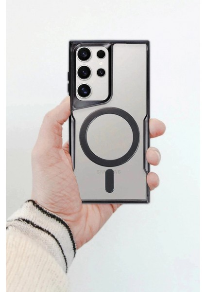 Samsung Galaxy S24 Kılıf Boyi Magsafe Silikon Kapak - Siyah fiyatları