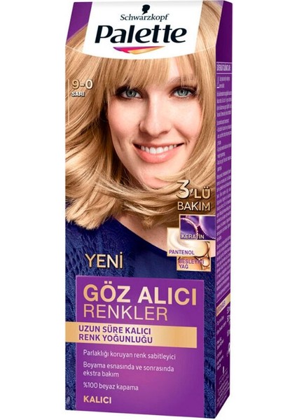 Goz Alici Sari 9.0 2 Adet