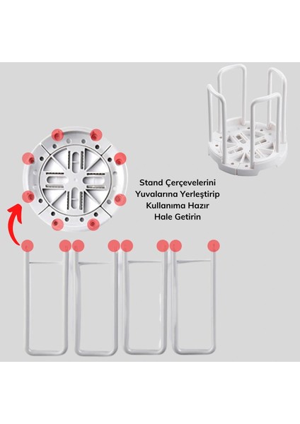 Tabak Bardak Kase Standı Bulaşık Kurutma Tutucu Mutfak Düzenleyici Organizatör (4887) fırsatları