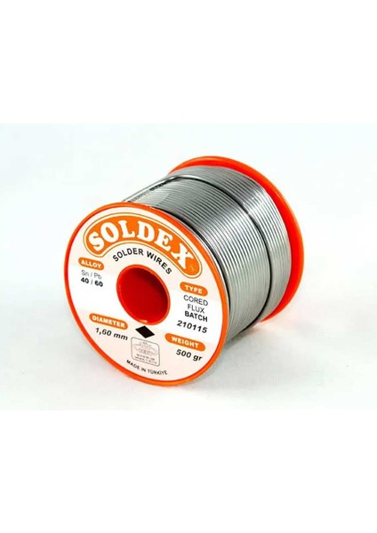 40-60 Lehim Teli 500 Gr 1.2 mm - Sn:40 / Pb:60 fiyatları