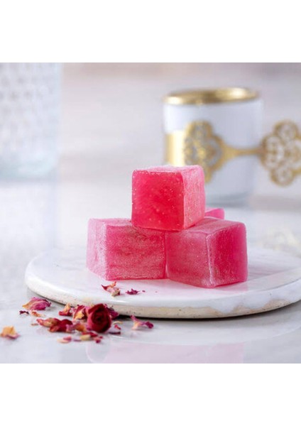 5kg Gül Aromalı Lokum Mevlid Lokumu Bayram Lokumu