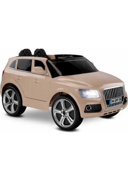 12V Bluetooth Uzaktan Kumandalı Çift Kademeli Hız Vizon Audi Q Suv Akülü Araba 3 8 Yaş LED Farlı Pro fiyatları