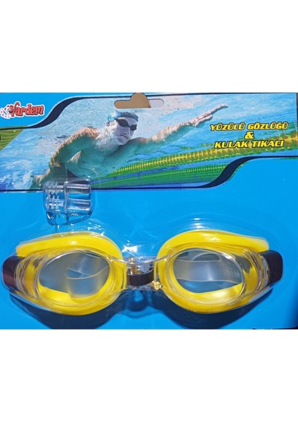 Kulak Tıkaçlı Yüzücü Gözlüğü Havuz Gözlüğü Kulak Tıkaçlı